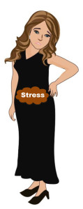 Lady with Stress and IBS