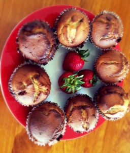 Low FODMAPs Banana and Choc Chip Muffin