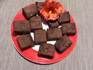 Low FODMAP Chocolate Brownies With Macadamia Nuts