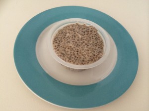 Chia Seeds and Banana Dessert