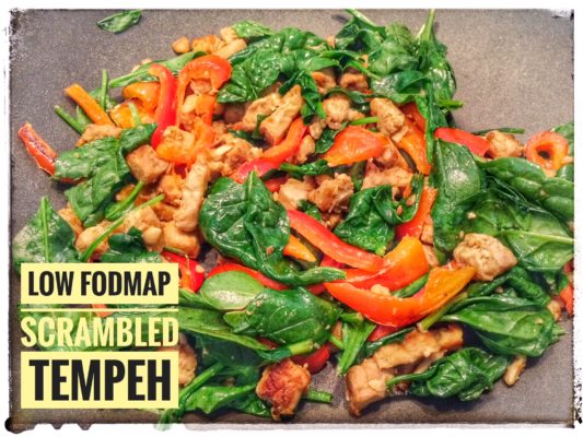 Low FODMAP Scrambled Tempeh
