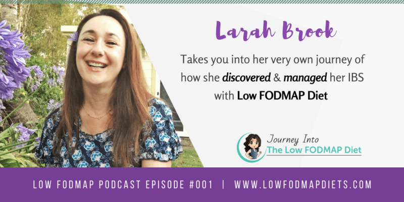 larah brook's journey to low fodmap diet