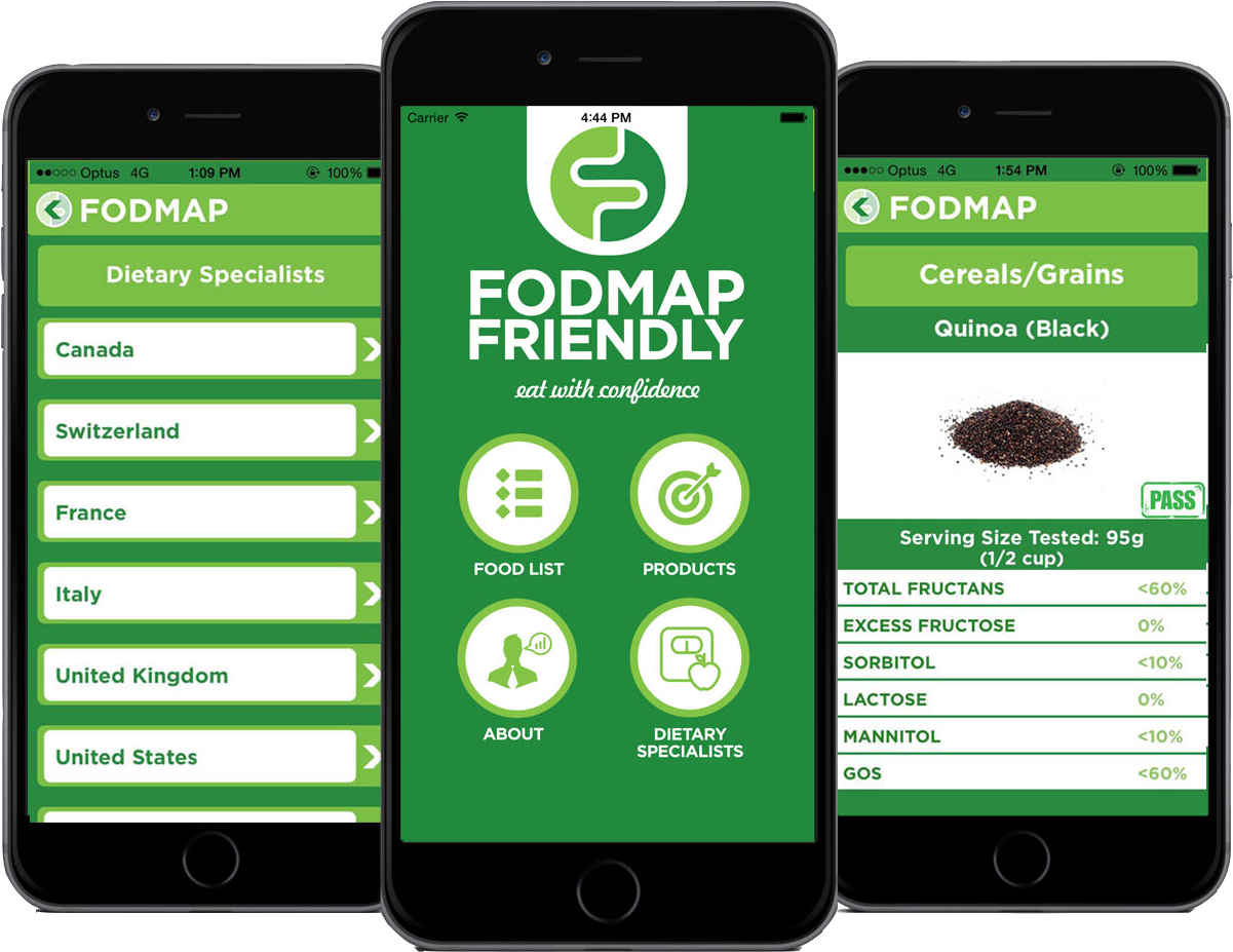 FODMAP Friendly Smartphone App