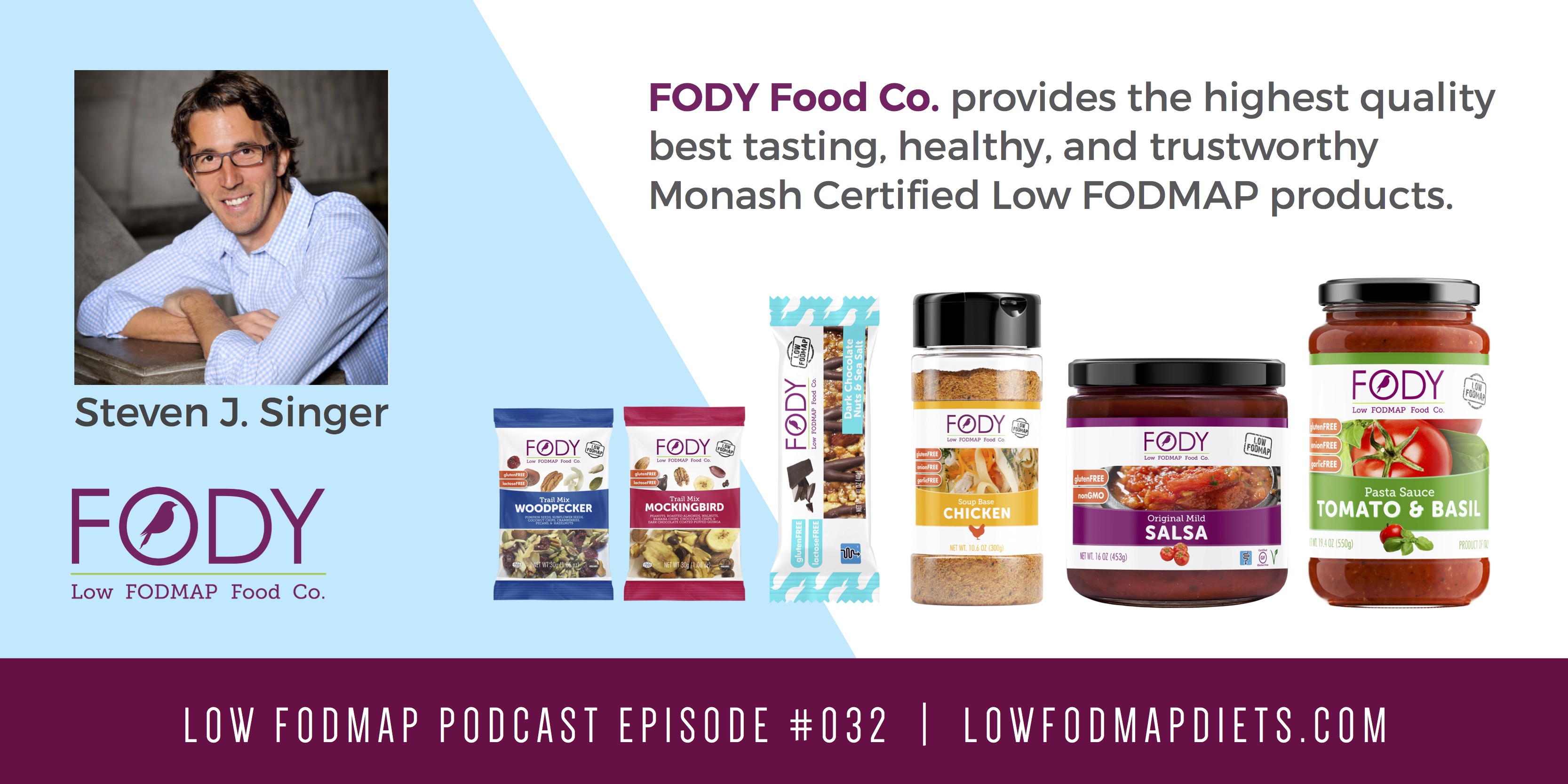 #032 New Low FODMAP Products Available at FODY Food Co.